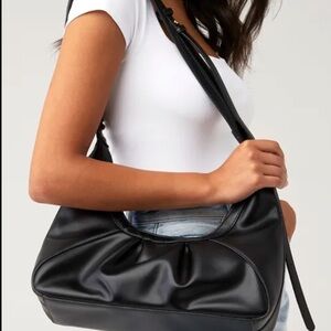8 Other Reasons Sadie Black Shoulder Bag